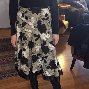 Tulip skirt bias cut